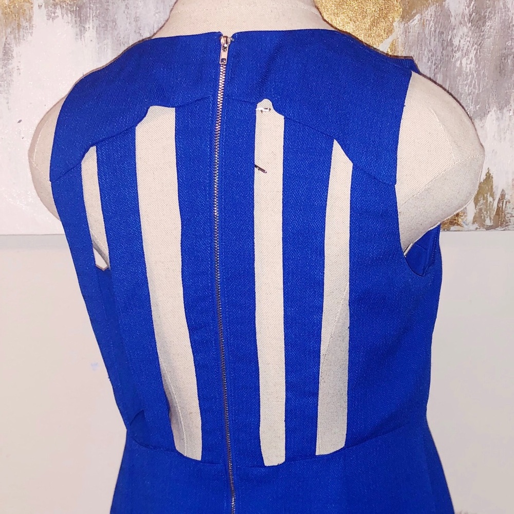 Blue cocktail dress